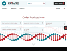 Tablet Screenshot of biosearchtech.com